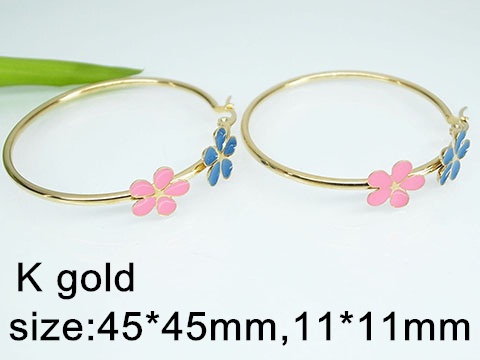 21163 Aro Flor Rosa