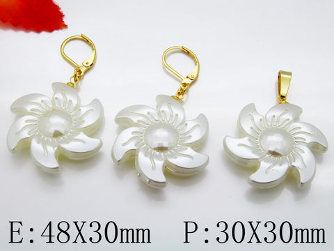 4933 Conj Flor Nacar