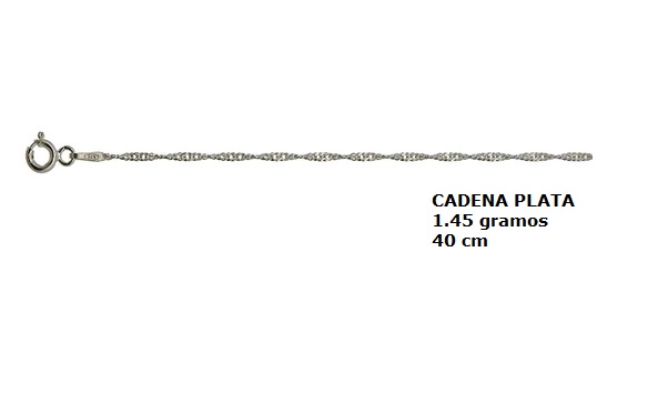 PL 931 Cadena Plata