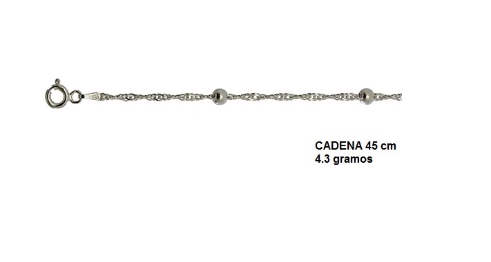 PL 937 Cadena Plata